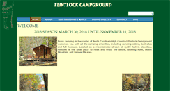 Desktop Screenshot of flintlockcampground.com